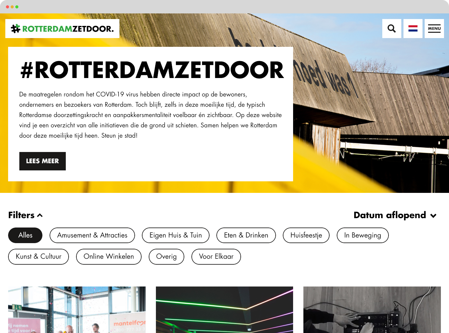 #rotterdamzetdoor homepage